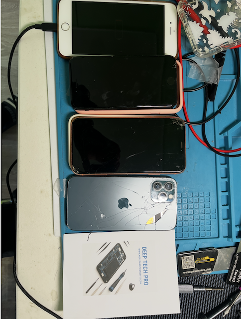 iPhone screen repair before and after - phone repair near me